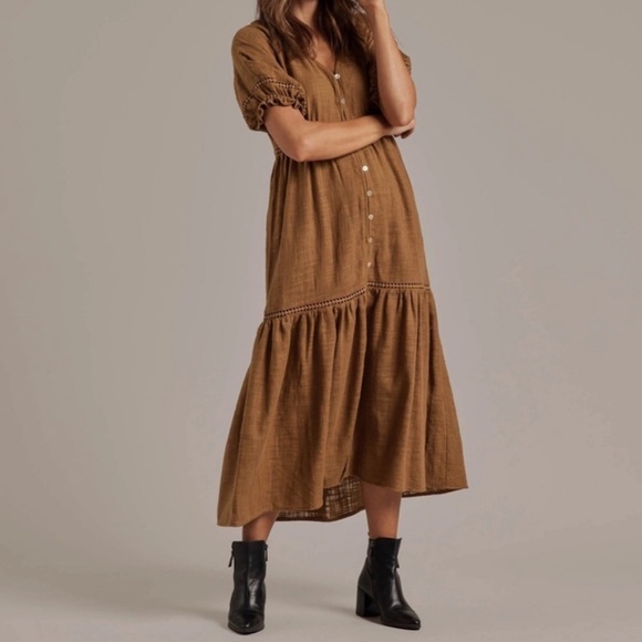 Rylee + Cru Dresses & Skirts - Rylee + Cru Women’s Mandi Golden Midi Maxi Dress